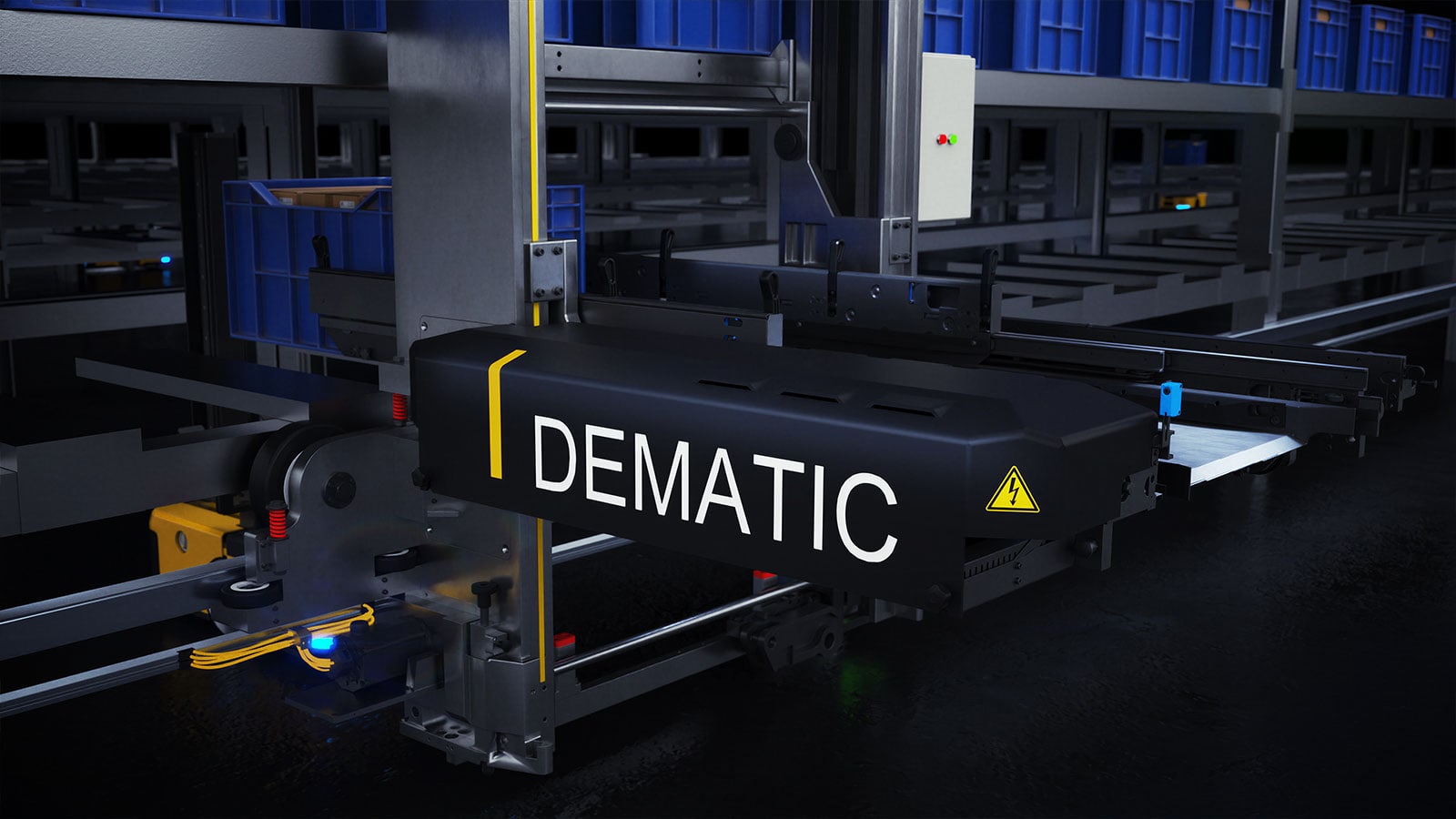 Dematic Multishuttle FD Close Up Dematic Multishuttle FD Close Up