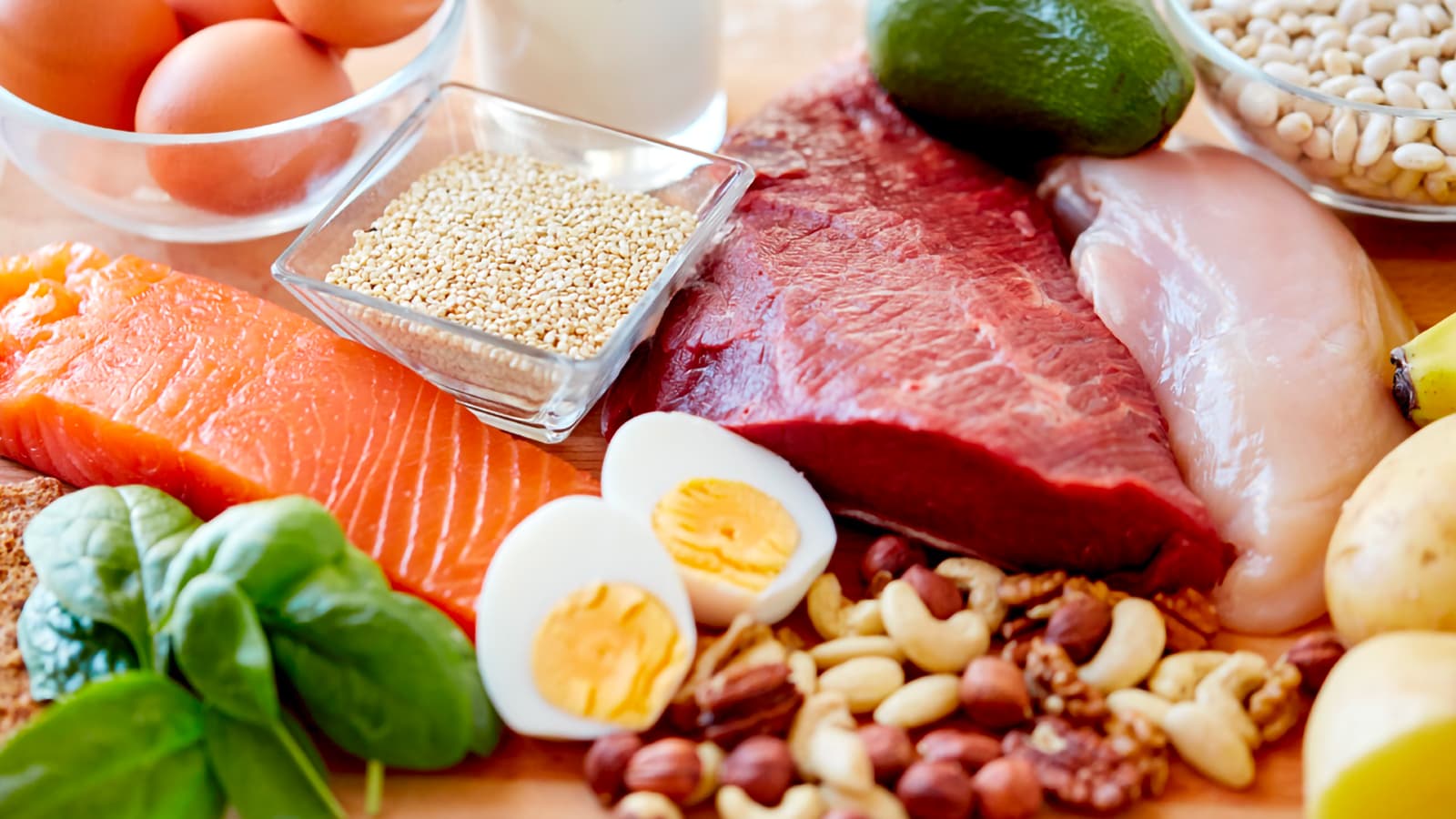 Food rich in protein
