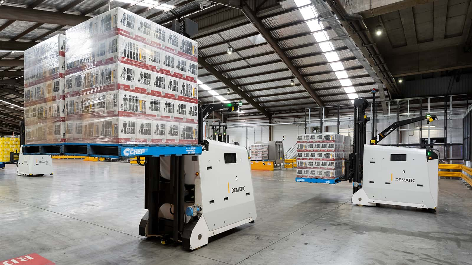 Lion Beer Australië zet Dematic AGV's in